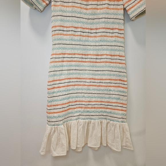 Opening Ceremony Smocked Ruffle Hem Dress Size M - Picture 7 of 11